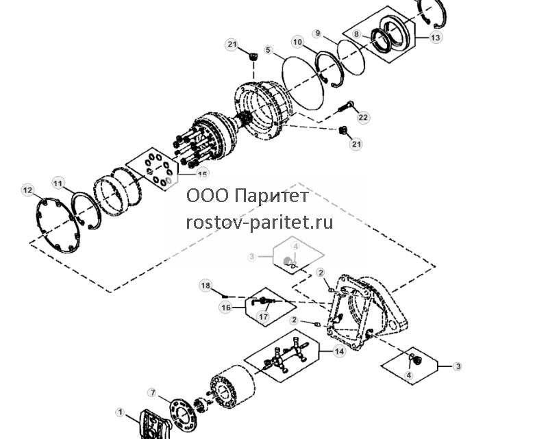 Левая наклонная пластина, подшипники и датчик оборотов двигателя HFWD - ST300732 33.jpg